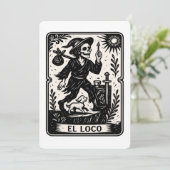 Invitation The Fool Tarot Card Art Print (Debout devant)