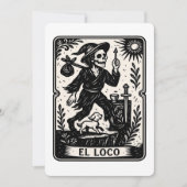 Invitation The Fool Tarot Card Art Print (Devant)