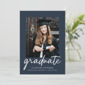 Invitation The Graduate Announcement (Debout devant)