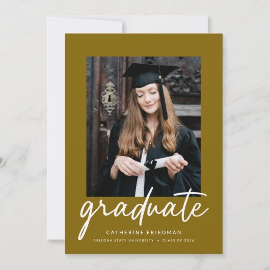 Invitation The Graduate Announcement (Devant)