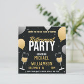 Invitation The Great Send‑Off Retirement Party (Debout devant)