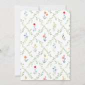 Invitation The Heirloom Rose & Ribbon Signature Stork (Dos)