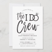 Invitation The I Do Crew | Brunch de lendemain de mariage (Devant)