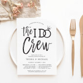 Invitation The I Do Crew | Soirée de répétition de dîner