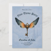 Invitation The Key of Eternity – Steampunk Wings  (Devant)