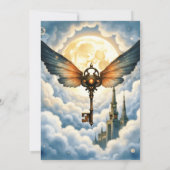Invitation The Key of Eternity – Steampunk Wings  (Dos)