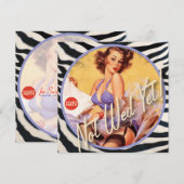 Invitation The Kitsch Bitsch : Pas encore mariée ! (Devant / Derrière)