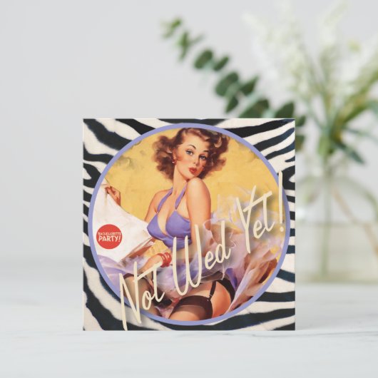 Invitation The Kitsch Bitsch : Pas encore mariée ! (Debout devant)