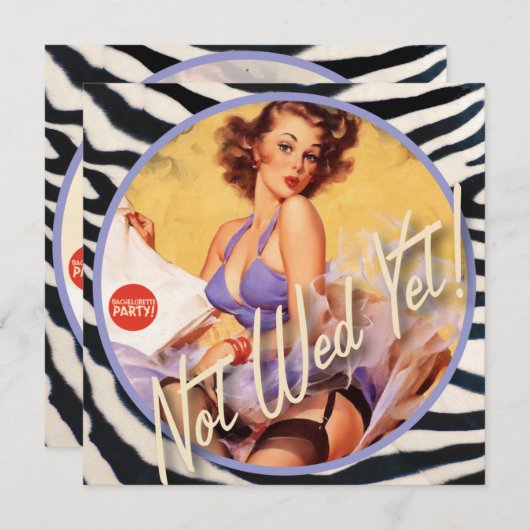 Invitation The Kitsch Bitsch : Pas encore mariés ! (Devant / Derrière)