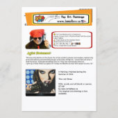 Invitation ‘The Last Straw’ Painting on a Small-Scale Print  (Dos)