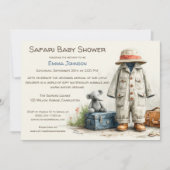 Invitation The Little Explorer | Safari Adventure Baby Shower (Devant)