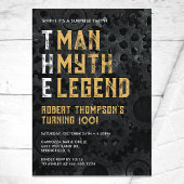 Invitation The Man The Myth The Legend Surprise 10th Birthday