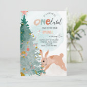 Invitation The Most Onederful Time – Christmas 1st Birthday (Debout devant)