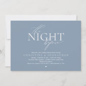 Invitation The Night Before, Modern Wedding Rehearsal Dinner  (Devant)