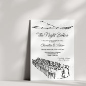 Invitation The Night Before, Rehearsal, Dinner, Wedding, 