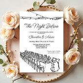 Invitation The Night Before, Rehearsal, Dinner, Wedding, 
