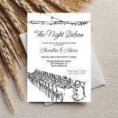 Invitation The Night Before, Rehearsal, Dinner, Wedding, 