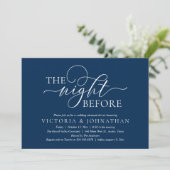 Invitation The Night Before, Wedding Rehearsal Dinner Party (Debout devant)