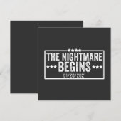 Invitation the nightmare begins (Devant / Derrière)