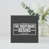 Invitation the nightmare begins (Debout devant)