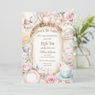 Invitation Thé nuptiale invitation, Alice nuptiale thé