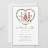 Invitation The Nutcracker Little Sugarplum Girl Baby Shower (Devant)