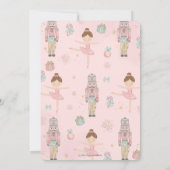 Invitation The Nutcracker Winter Onederland 1er Anniversaire (Dos)