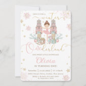 Invitation The Nutcracker Winter Onederland 1er Anniversaire (Devant)