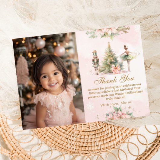 Invitation The Nutcracker Winter Onederland photo Thank you