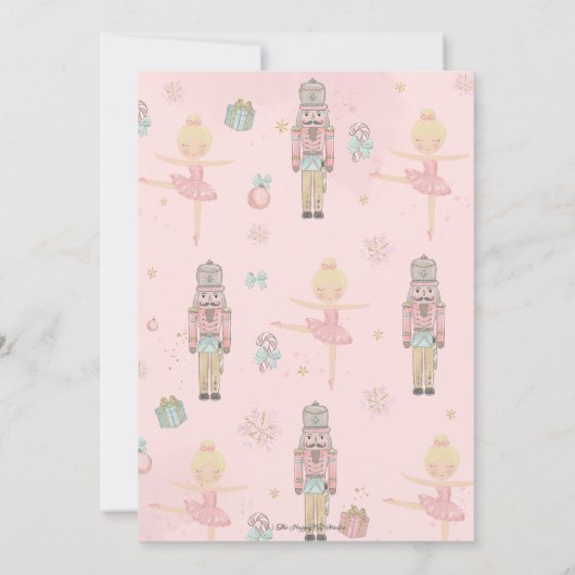 Invitation The Nutcracker Winter Wonderland Girl Baby Shower (Dos)