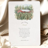 Invitation The Pallet Barn at Christmas Tree Lane Wedding