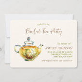 Invitation THÉ PARTY DE MARIÉE Camomille CHARMANT (Devant)