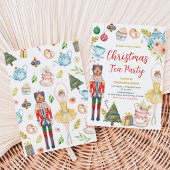Invitation Thé Party de Noël
