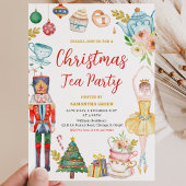 Invitation Thé Party de Noël