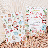 Invitation Thé Party de Noël
