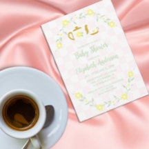 Thé Party Fleurie Baby Shower