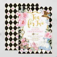 Thé pour deux Alice au pays des merveilles Fleur A