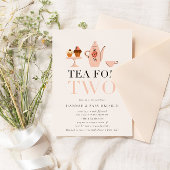 Invitation Thé pour deux | Baby shower Tea Party