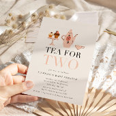 Invitation Thé pour deux | Baby shower Tea Party