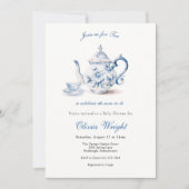 Invitation Thé pour la Maman à être Baby shower Tea Party (Devant)