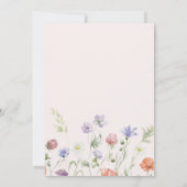 Invitation Thé pour l'invitation à deux fêtes d'anniversaire (Dos)