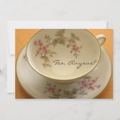 Invitation THÉ, QUELQU'UN ?invitation (Devant)