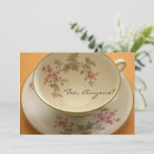 Invitation THÉ, QUELQU'UN ?invitation (Debout devant)