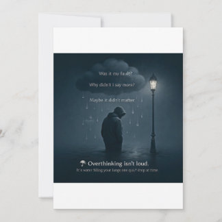 Invitation The Quiet Spiral – Realistic Overthinking Tee