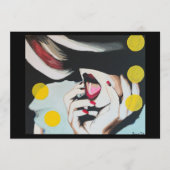 Invitation ‘The Reading of the Will’ Painting on a Small-Scal (Devant)