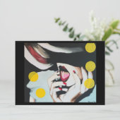 Invitation ‘The Reading of the Will’ Painting on a Small-Scal (Debout devant)