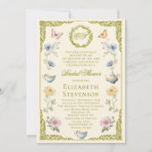 Invitation Thé Régence avec la future mariée : Shower de mari (Devant)
