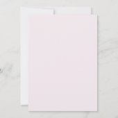 Invitation Thé Rose Mariage (Dos)