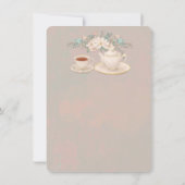 Invitation Thé Shabby Chic (Dos)