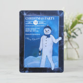 Invitation The Snowman's Escape Christmas Party (Debout devant)